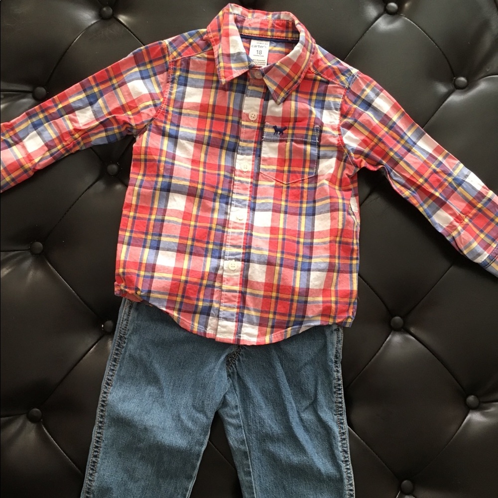 Perfect for the fall photos—Carters 18 month set